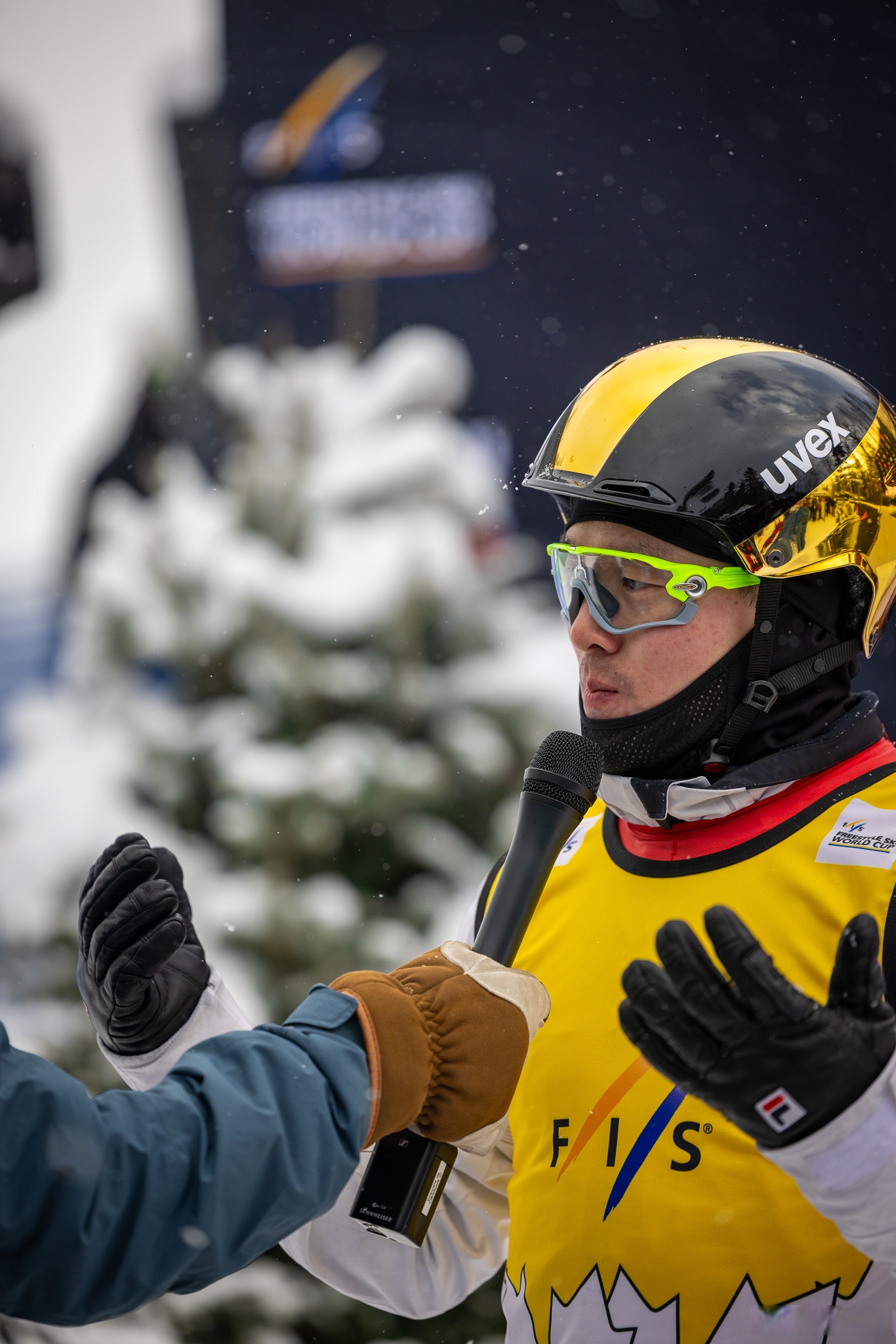 匈牙利选手在自由式滑雪项目中勇夺冠军